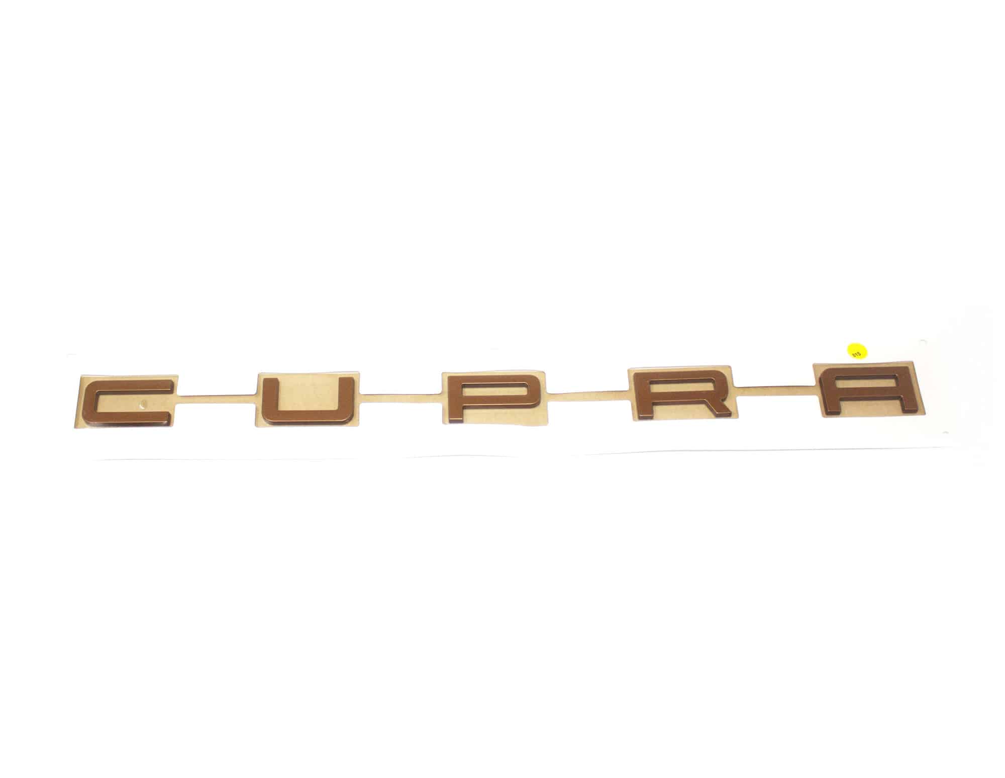 Genuine Cupra Rear Badge Copper Letters (Standard Formentor/Leon) - 575853687G27A 1 Genuine Cupra Rear Badge Copper Letters (Standard Formentor/Leon) - 575853687G27A