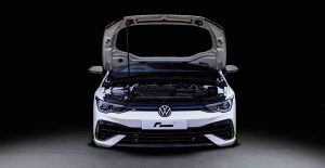 Alternative view of Racingline Bonnet/Hood Gas Strut for Mk8 Golf Models