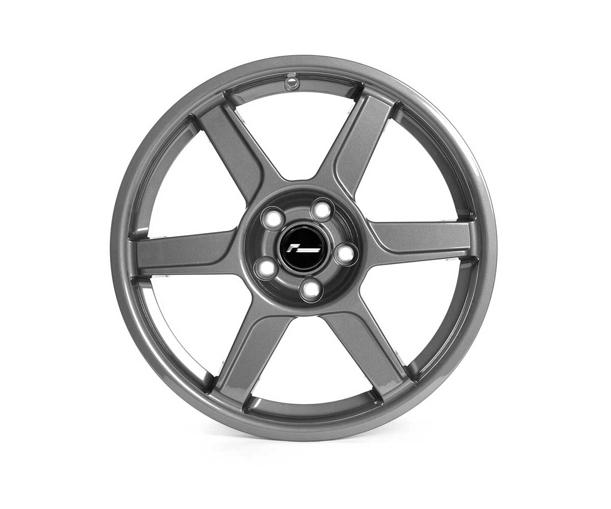 Racingline Vwr R-06 18X8.5 (Et44) Flow Formed Gloss Gunmetal Wheel 3 Racingline Vwr R-06 18X8.5 (Et44) Flow Formed Gloss Gunmetal Wheel - Image 3