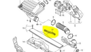 Genuine Air Intake Rear Blanking Plate For Mqb Platform 2.0Tsi Engines - 5Q0129849 3 Blanking Plate 1.Jpg 1