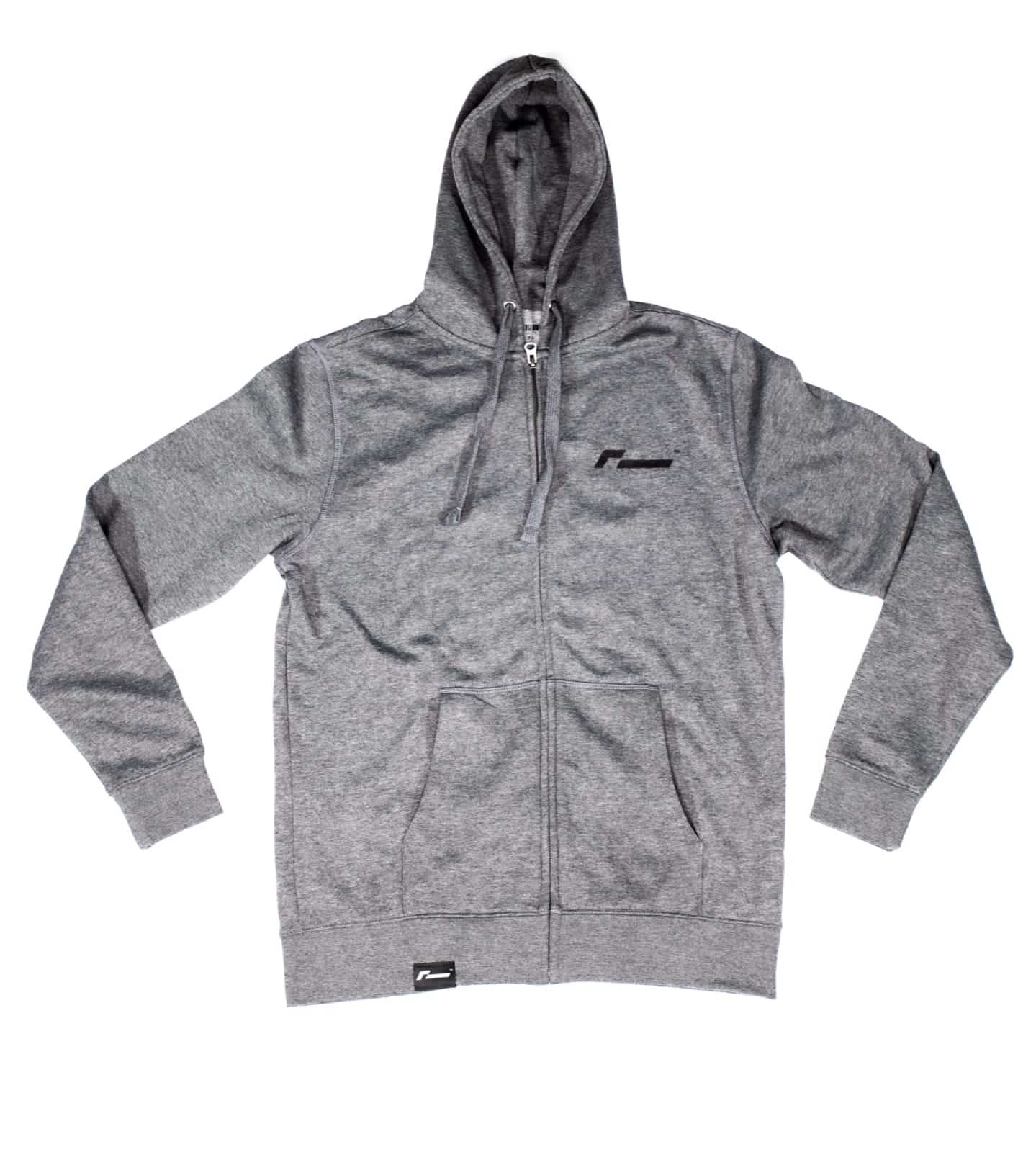 Racingline Clothing Grey Zip Hoodie 1 Racingline Clothing Grey Zip Hoodie